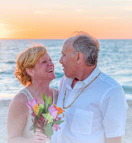 A happy senior couple.