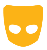 Grindr’s dating app logo.